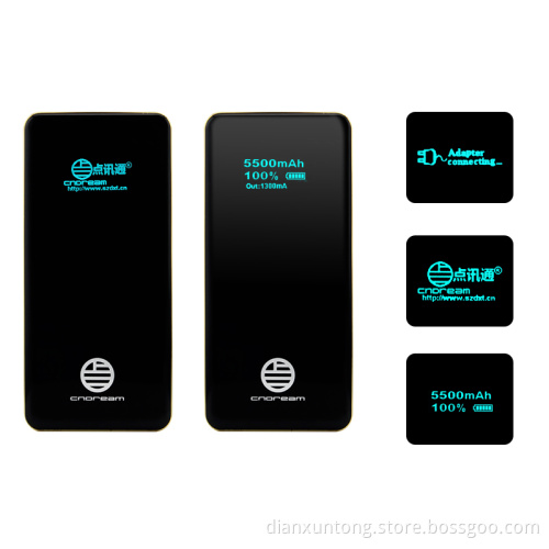 5000~5500mAh Lithium-Ion Polymer OLED Power Bank for iPhone